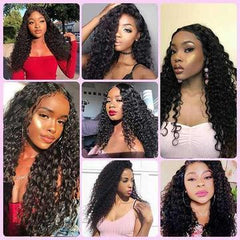 14A 13x4 Frontal Wigs Deep Wave