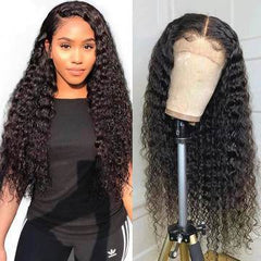 14A 4x4 Closure Wigs Deep Wave