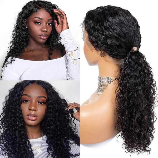 14A 4x4 Closure Wigs Deep Wave